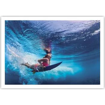 Obraz Plakát na zeď bez rámu 100x70 surfing obraz plakáty do obýváku ložnice