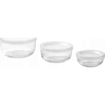 MISKA S VÍČKEM SKLO 3 BESTAMMA IKEA