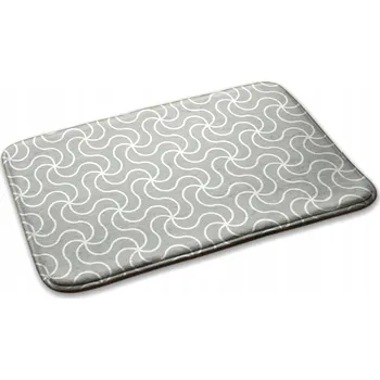 Obraz Měkký moderní kobereček do interiéru před dveře, geometrický vzor, 75x45 cm