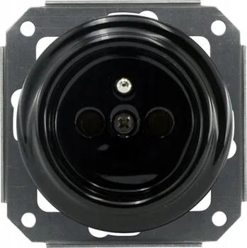 Elektrická zásuvka Nástěnná Elektrická Zásuvka KAMALG, černá