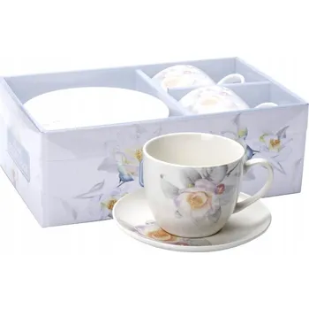 Šálky s podšálky 2 ks květiny 250 ml CR2-90 LIVELLO