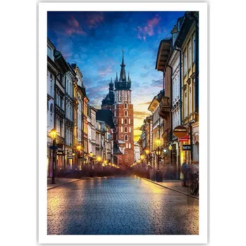 Obraz Plakát na zeď bez rámu 70x100 město obraz plakáty do obývacího pokoje ložnice