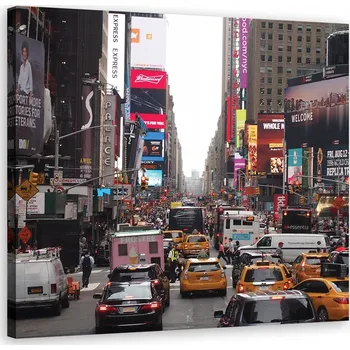 Obraz Obraz Na Plátně Město York Taxi 40x40