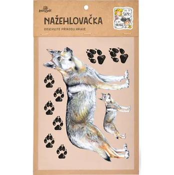 Textilní nažehlovací páska Lesní svět Nažehlovačka M 033 - Československý vlčák