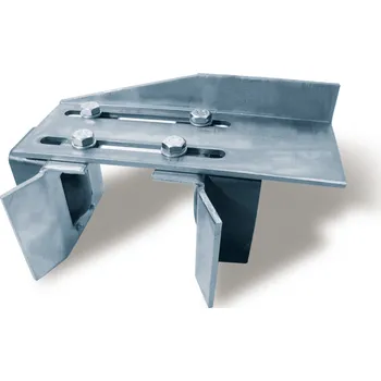 brána TECHNOPARK CZ s.r.o. horní zarážka-doraz brány s rolnami, světlost 38-108mm,Zn