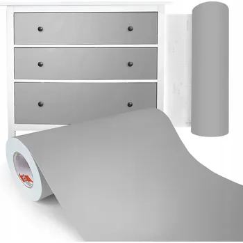 Tapeta Šedá Matná Fólie na Dveře, Nábytek, Kuchyňské Skříňky DIY ORACAL Fólie Samolepicí