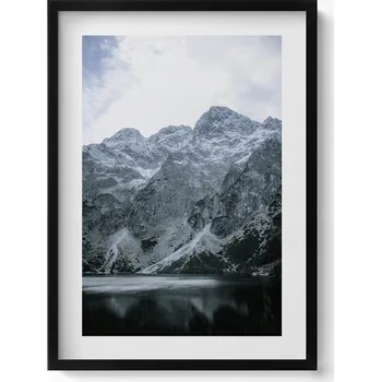 Obraz Závěsný obraz na zeď dekorace do domu Morskie Oko v zimě Tatry 50x70 cm