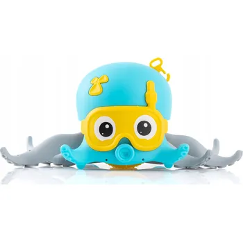 Hračka pro nejmenší Natahovací chobotnice Happy Hippo HG-5073 modrá