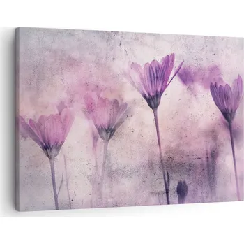 Obraz Obraz na plátně do obývacího pokoje ložnice 70x50 květiny foto obrazy na zeď