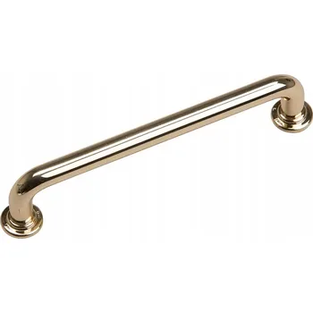 Nábytkové kování Nábytková úchytka RELING zlatá 146x10x32 mm, rozteč 128 mm, zlaté úchytky na nábytek