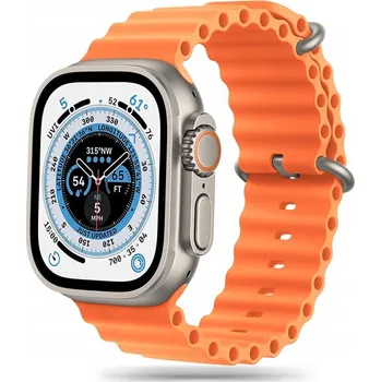 Řemínek na hodinky Řemínek Tech-protect pro Apple 23mm oranžový