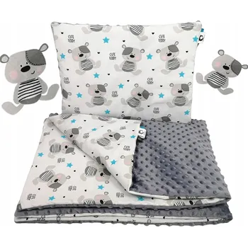 Povlečení SADA POVLEČENÍ MINKY + bavlna 75/100 deka PEŘINKA + POLŠTÁŘ 30/40 LILO