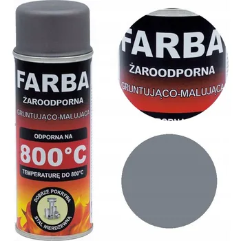 Barva ve spreji ŽÁRUVZDORNÁ VE SPREJI BARVA NA KRB, KAMNA A KOTLE 400 ML HANSA ŠEDÁ