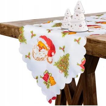 ubrus Bílý běhoun 180 x 35 cm