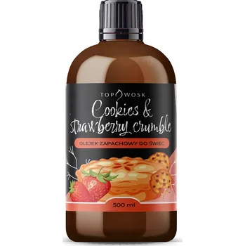 Vonný olej Vonný olej TopWosk Cookies & Strawberry Crumble 500 ml
