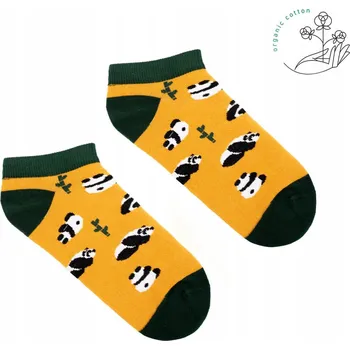 Dámské oblečení KABAK Ponožky Pandy 36-41 vícebarevné, velikost 36-40