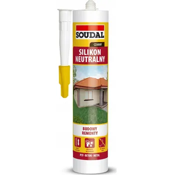 stavební silikon Neutrální silikon černý 280ML SOUDAL