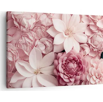 Obraz Obraz na plátně do obývacího pokoje ložnice 70x50 květiny foto obrazy na zeď