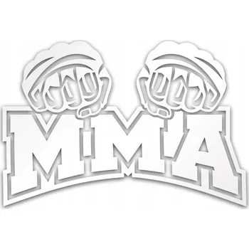 Svítící reflexní nálepka na auto MMA - KSW