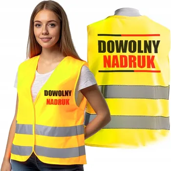 Dámská vesta Reflexní vesta s potiskem a nápisem LOGO