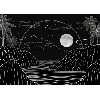 Plakát Plakát Aura Nocnych Tropiků bez rámu 42 x 29,7 cm