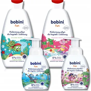 Koupelová pěna Pěna do koupele Bobini Fun 2000 ml barevná, bez alkoholu a hliníku