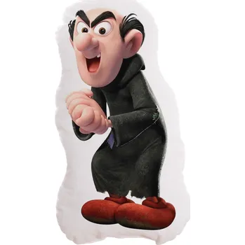 plyšák Polštář Šmoulové Gargamel plyšák 45 cm Béžová