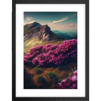 Obraz Obraz plakát v černém rámu do obýváku 30x40 krajina plakáty na zeď