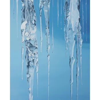 Plakát Plakát Křišťálové Rampouchy bez rámu 40 x 50 cm