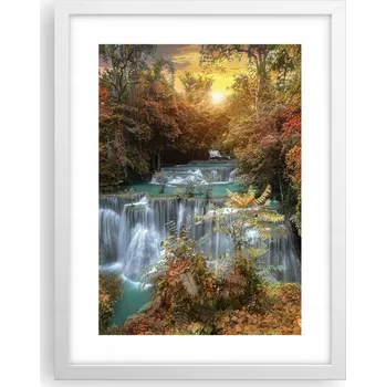 Obraz Obraz plakát v bílém rámu do obýváku 30x40 krajina plakáty na zeď