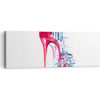 Obraz Obraz na plátně do obývacího pokoje ložnice 90x30 abstrakce foto obrazy na zeď