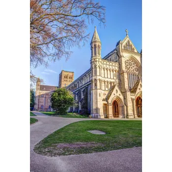 Obraz Plakát Katedrála sv. Albana bez rámu 53 x 81 cm