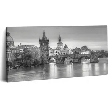 Obraz Plátno Obraz Canvas do posilovny Stylový Dárek Pohled na Karlův most Praha