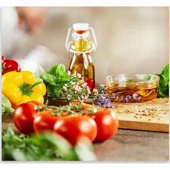 Kuchyňské prkénko Skleněná Ochranná Deska a Krájecí Prkénko | Indukce, Sporák ds-0543