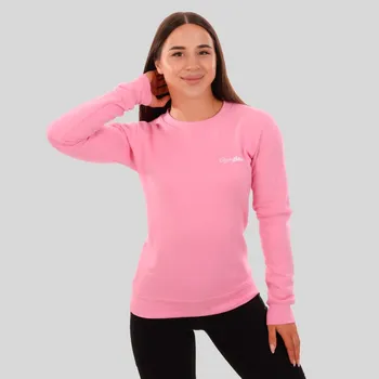 Dámská mikina GymBeam Dámská mikina Basic Jumper Baby Pink M