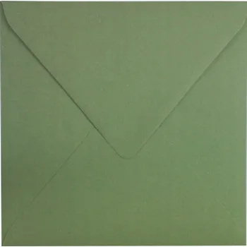 Obálka Kvadratické obálky Materica Verdigris zelené - 25 ks