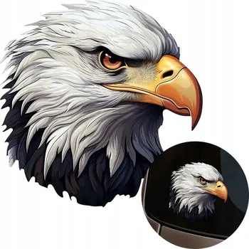 Samolepicí dekorace na vozidlo SAMOLEPKA Grafika na auto Barevný ORLICE Orel Polsko Vlastenecká 14x14