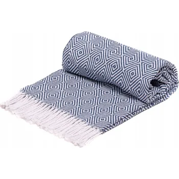 Prostěradlo Deka Rena Home bavlna 140 cm x 200 cm modrá