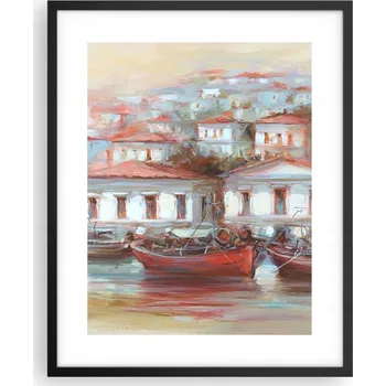 Obraz Obraz plakát na zeď v černém rámu 40x50 architektura plakáty do obýváku