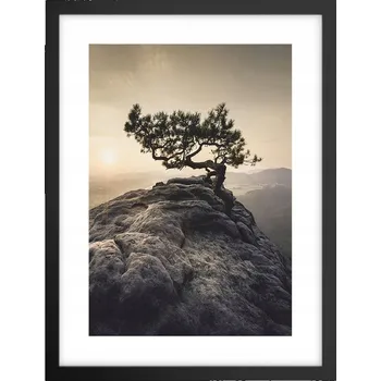 Obraz Obraz plakát v černém rámu do obýváku 30x40 krajiny plakáty na zeď