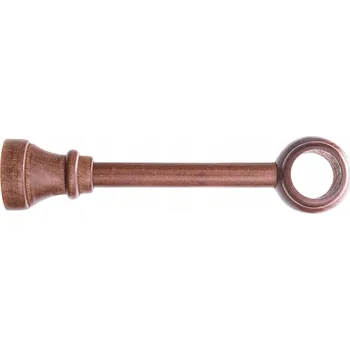 Příslušenství pro garnýž Držák na záclonovou tyč JEDNODUCHÝ Nástěnný Stropní DŘEVĚNÝ Příslušenství