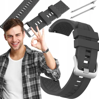 Příslušenství k chytrým hodinkám Řemínek pro Garmin Forerunner 255 / 255 Music chytré hodinky šedý řemínek 22mm