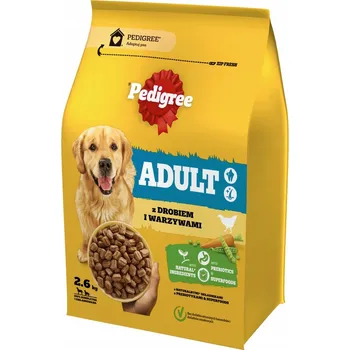 Krmivo pro psa Pedigree Adult suché krmivo s drůbežím a zeleninou 2,6 kg