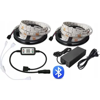 LED páska SADA LED RGB pásek 10 m s ovládáním přes BLUETOOTH