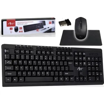 Sada klávesnice a myši Art černá