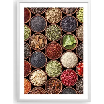 Obraz Plakát v bílém rámu do obýváku ložnice 50x70 gastronomie moderní obraz