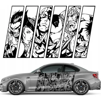Samolepicí dekorace na vozidlo SAMOLEPKA na auto MOTIV KOMIKS CARTOON 161x91