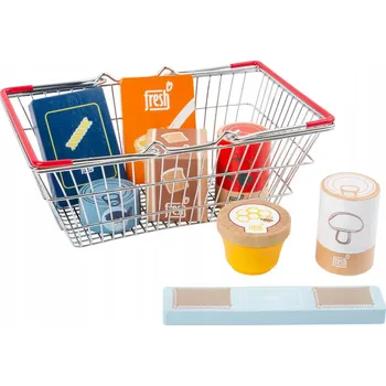 Dřevěná hračka Sada produktů v košíku Small Foot Design