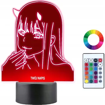 Lampička Noční lampa Plexido vícebarevná