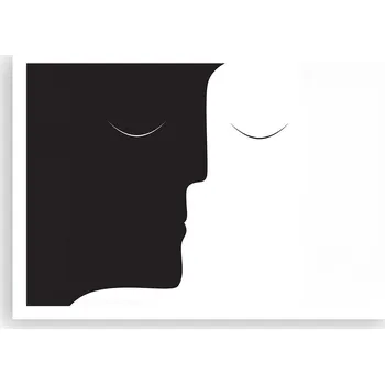 Obraz Plakát na zeď bez rámu 100x70 lidí obraz plakáty do obývacího pokoje ložnice